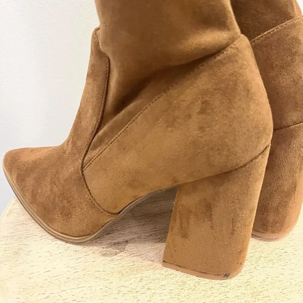 Steve Madden Tava Boots,‎ Cognac Brown Size 10